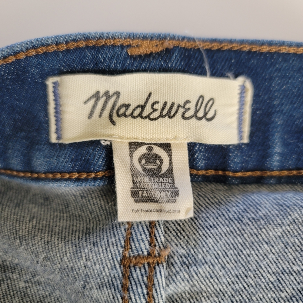 Madewell Perfect Vintage Wide Leg High Rise Jeans Denim, 26, Clean Girl - Picture 4 of 10